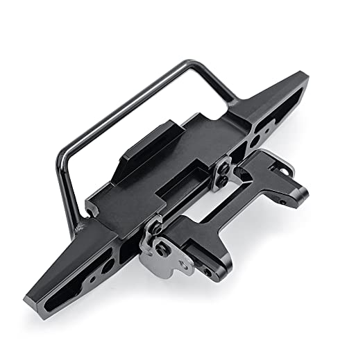 MOHERO Metal Front Bumper Mount with Led Light RC Bumper for 1/18 TRX-4M TRX4M Bronco Defender RC Crawler Car Upgrade Parts - size: Front