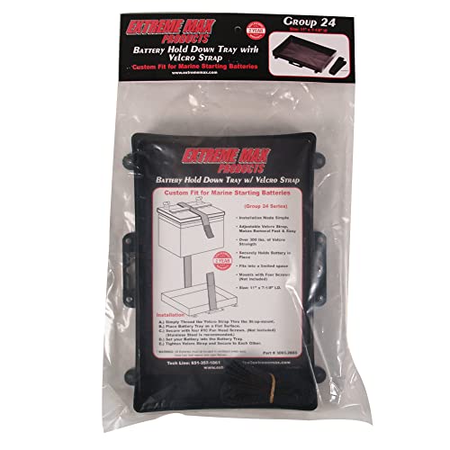 Extreme Max 3003.2803 Battery Tray Holder with Strap - Group 24