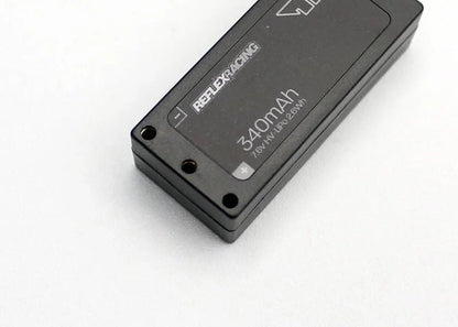 Helidirect Reflex Racing 340mah 7.6V LiHV Hardcase Battery Pack for MiniZ, Drift, 1/28, 1/24 - Remote Control Car, RC Car Upgrade Accessories (RRE012 340mah LiHv) - style: RRE012 340mah LiHv