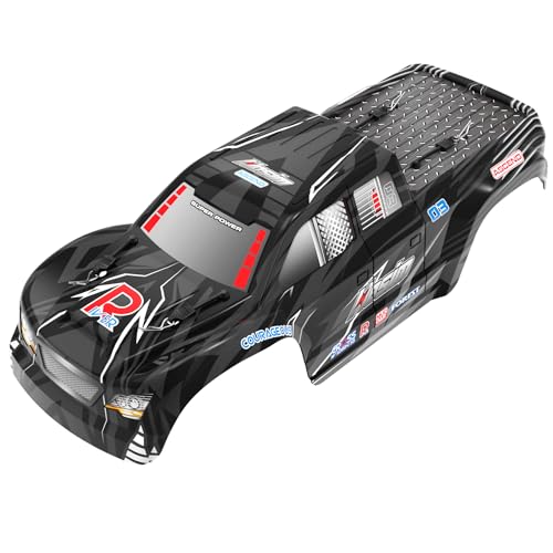 Hosim X06 RC Car Shell HS-X6-CK01/X6-CK03 Accessory Spare Parts for 1:10 X06 RC Car (Black)