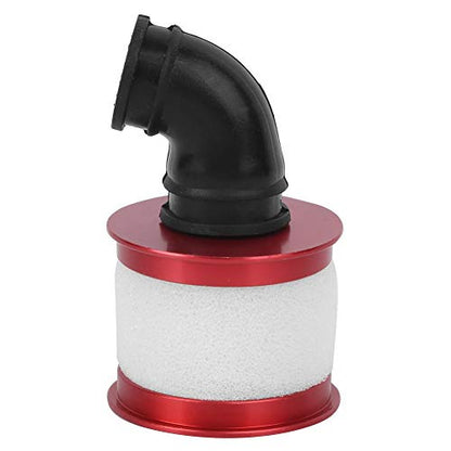 Universal RC Air Filter, Aluminum Alloy High Absorption Sponge for 1/10 Scale Nitro RC Cars Compatible with HSP 94188 94122 Red Black Silver Green