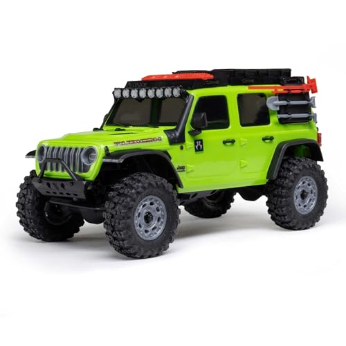 Axial SCX30 1/30 Jeep Wrangler JLU 4X4 RC Truck, RTR, Green | Brushed RC Rock Crawler, Battery & Charger Included, AXI-2261T1 - color: Green
