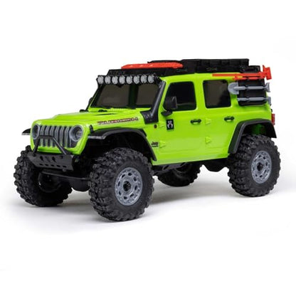 Axial SCX30 1/30 Jeep Wrangler JLU 4X4 RC Truck, RTR, Green | Brushed RC Rock Crawler, Battery & Charger Included, AXI-2261T1 - color: Green