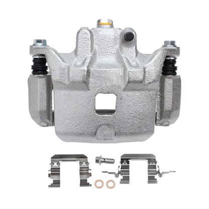 Detroit Axle - 2.5L Front Knuckles Brake Calipers for 2002-2006 | Nissan Altima 2003 2004 2005 Replacement Steering Knuckles and Wheel Bearing Hubs Assembly Disc Brake Calipers w/Brackets - size: 4BU50546/Kit