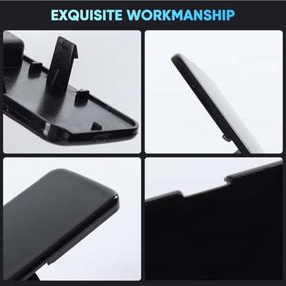 Roof Rails Rack End Cover Compatible with Toyota RAV4 2019-2024 ABS Roof Rack Cover Cap Shell Replacement 4Pcs Glossy Black Exterior Accessories