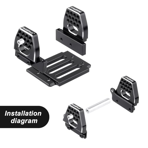 HobbyPark Aluminum Front and Rear Shock Towers for 1/18 Traxxas TRX4M Crawler Shock Mounts Set Bracket