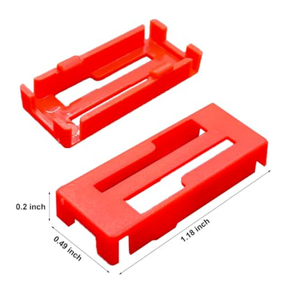 50 Pack Servo Extension Cable Servo Clip Lock Cable Safety Connector Lead Wire Holder Buckle for RC Servo Cable Y Cable Jr Servo Connection