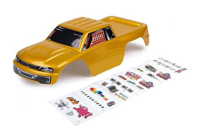 SummitLink Custom Body Compatible for 1/10 Scale RC Car or Truck (Truck not Included) (Gold) - style: Gold
