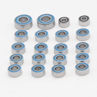 20pcs SCX24 Rubber Sealed Bearings Set, Steel Ball Bearing Set for Axial SCX24 90081 AXI00001 AXI00002 AXI00004 AXI00005 AXI00006 1/24 RC Crawler Car Upgrade Parts