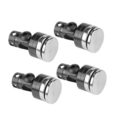 Generic 4PCS Aluminum Body Post Mount Body Post Mount for SCX10 1 10 RC Car (Black) - color: Black