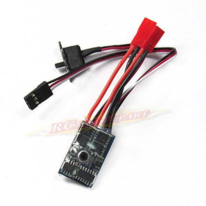 RC ESC 10A Brushed Motor Speed Controller for RC Car Boat Tank with Brake This ESC can Work with 130/180/260/280/380 Brushed Motor(2pcs) - size: 2 Pcs