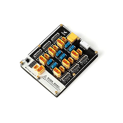 HGLRC Thor 6 Port Lipo Battery Balance Charger Board Pro 40A XT60 XT30 Plug 2-6S Integrated with Lipo Discharger for IMAX B6 ISDT Q6 Nano HOTA D6 Pro P6
