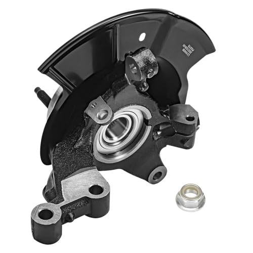 Detroit Axle - FWD Front Right Steering Knuckle CV Axle for 11-14 | Ford Edge, 11-15 Lincoln MKX, Passenger Side Steering Knuckle & Wheel Bearing Hub CV Axle 2011 2012 2013 2014 Replacement - size: 2UX48706/Pair