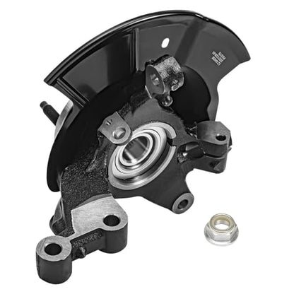Detroit Axle - FWD Front Right Steering Knuckle CV Axle for 11-14 | Ford Edge, 11-15 Lincoln MKX, Passenger Side Steering Knuckle & Wheel Bearing Hub CV Axle 2011 2012 2013 2014 Replacement - size: 2UX48706/Pair
