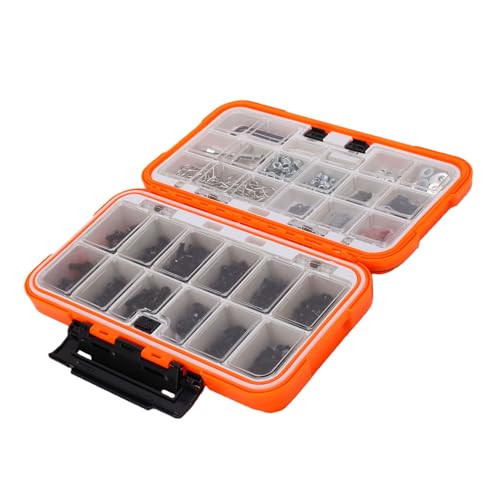 Keenso RC Screw Kit Stainless Steel RC Screws Set 537 Pieces M3 M4 Fasteners with Nuts Pins O Rings E Clips R Clips Hex Wrenches for 1 8 1 10 12 16 Cars Trucks