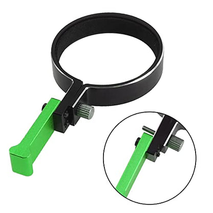 RC Transmitter Steering Wheel Trigger One-Handed Control Adapter Compatible with Flysky gt5 Traxxas TQI Dumborc Remote Controller Transmitter 1.55"-1.65" Steering Wheel (Green) - color: Green