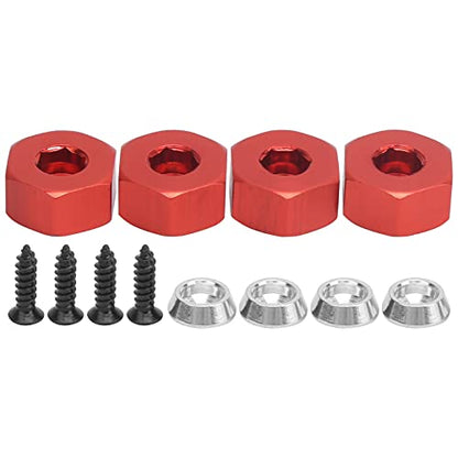 4pcs mm to 12mm Hex Combiner, Hex Adapter Wheel Hub, Hex Adapter ARY for WPL D12 1/10 RC Trucks