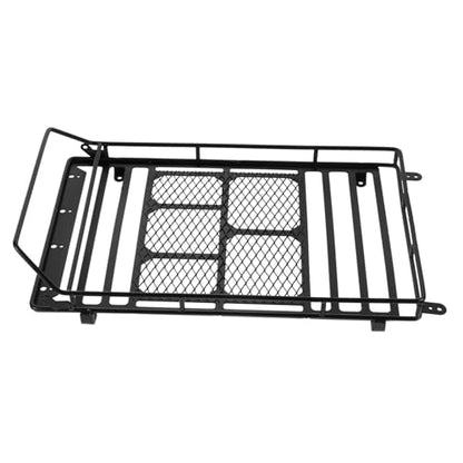 PRETYZOOM Rc Crawler Car Roof Storage Rack Heavy Duty Luggage Bracket Black Shelf Bracket for Simulation Climbing Car