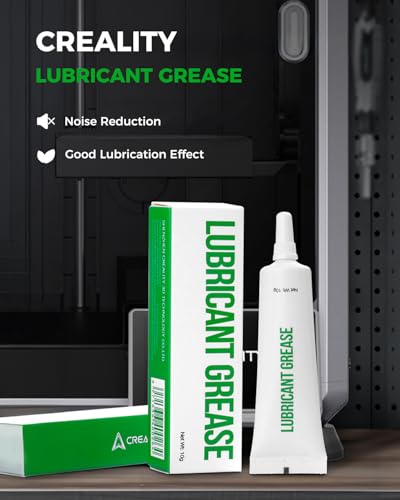 Creality Official Lubricant Grease, 3D Printer Gear Grease, Reduce Noise Enhanced Lubrication for All 3D Printers, Lead Screw, Guide Rails, Linear Rods, 3D Printers Parts, 2 Pack - style: Lubricant Grease