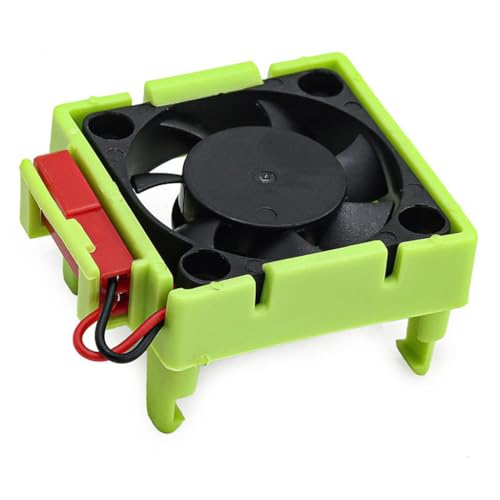 Plastic ESC Cooling Fan #3340 RC Spare Parts for TRAXXAS VXL-3S Slash/Rally/Bandit/Stampede RC Car (Green) - color: Green
