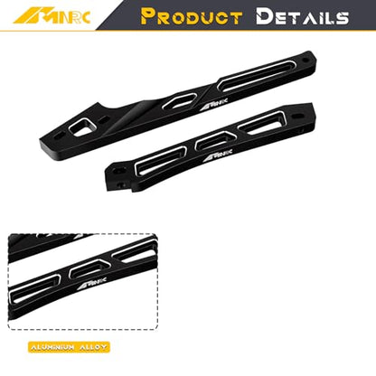 Alloy Chassis Brace for Arrma 1/8 Kraton 6S EXB AVC 4X4 RTR V6 Series Upgrade Part Black - color: Black