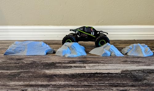 RC Crawler Rock Obstacles 1/18th 1/24th scale trucks (Gray) - Made in the USA