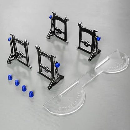 kowaku Gauge, RC Car Truck Setup Tool, Professional, High Performance Premium Chassis Setup /10 RC Car Set up Tool, Blue