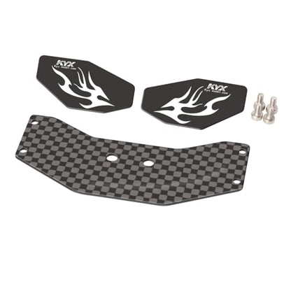 KYX Racing Aluminum Car Body Wing Spoiler Upgrades Parts Accessories for 1/24 RC Car LOSI Micro-B 2WD Buggy