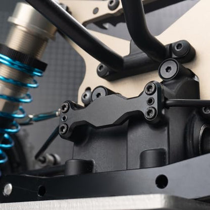 Aluminum Rear Sway Bar Assembly, Anti-Roll Stabilizer Rod and Anti-Sway Bar Mount Set, Black RC Upgrade Parts Compatible with 1/5 LOSI 5IVE-T 2.0 RC Buggy Car
