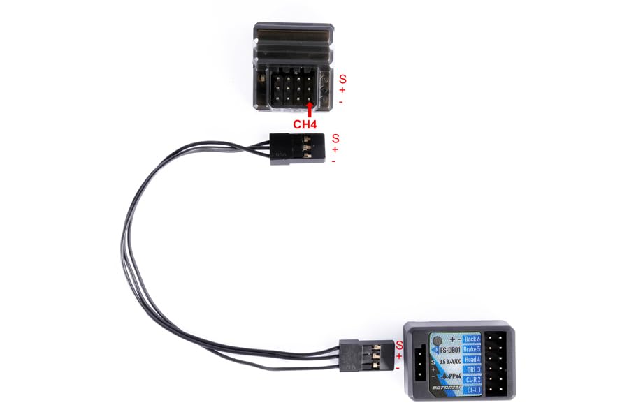 Light Control System Set for Ctrl Frk Brushless System for FMS FCX24 K5 and Power Wagon - color: Light Control for K5