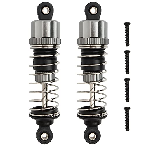 2 Pieces M16100A RC Aluminum Capped Shocks Absorber Assembly Spare Parts for 1:16 16889 16890 16890A 16889A HM161 RC Trucks - color: 2 Pcs