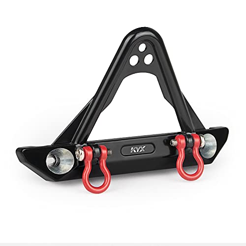 KYX Racing Aluminum Alloy Front Bumper Upgrades Parts Accessories For 1/24th Scale RC Crawler Car Axial SCX24 Deadbolt JLU