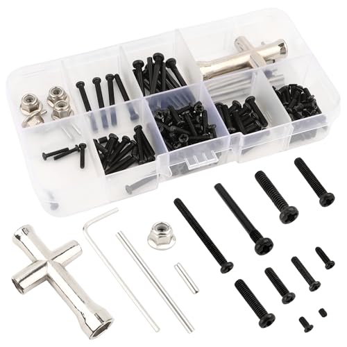 Screws Kit Parts KS001 Replacement Screw for All 1/14 H14BM 14301 14302 14210 1/16 Scale H16BM H16BM H16PL H16DR H16E 16208 16210 RC Cars Trucks
