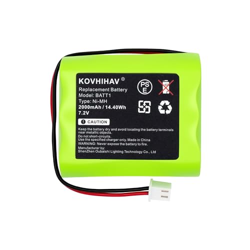 BATT2X Battery Compatible with 228844 6MR2000AAY4Z 10-000013-001 GC2 7.2v 1600mah ni mh Battery Pack