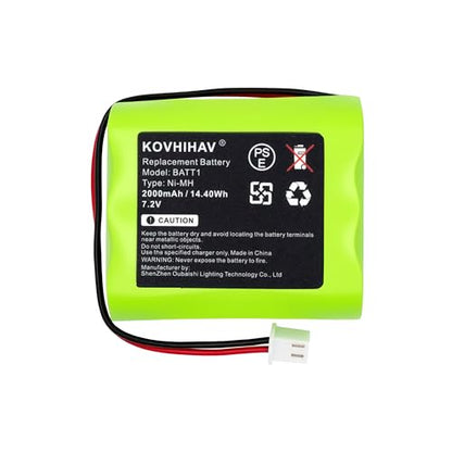 BATT2X Battery Compatible with 228844 6MR2000AAY4Z 10-000013-001 GC2 7.2v 1600mah ni mh Battery Pack