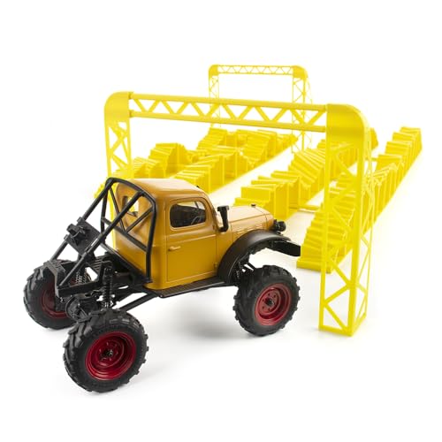 RC Remote Control Car Climbing and Balance Challenge Bridge 3D Printed - 1/24 & 1/18 Scale Off-Road Obstacle Course (Truck Not Included) (Style B) - style: Style D