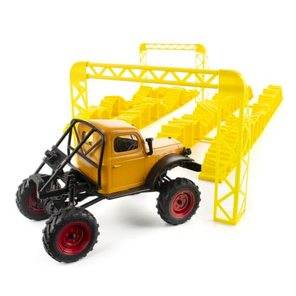 RC Remote Control Car Climbing and Balance Challenge Bridge 3D Printed - 1/24 & 1/18 Scale Off-Road Obstacle Course (Truck Not Included) (Style B) - style: Style D