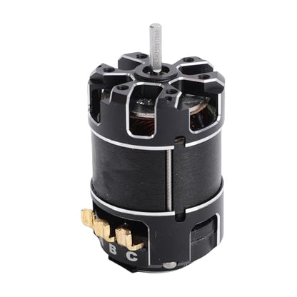 Sorandy 1/10 Scale CNC Aluminum Brushless Motor, Sensorless RC Racing Motor with Adjustable Advance Angle, High Performance for RC Cars, Trucks & Buggies (21.5T) - size: 21.5T