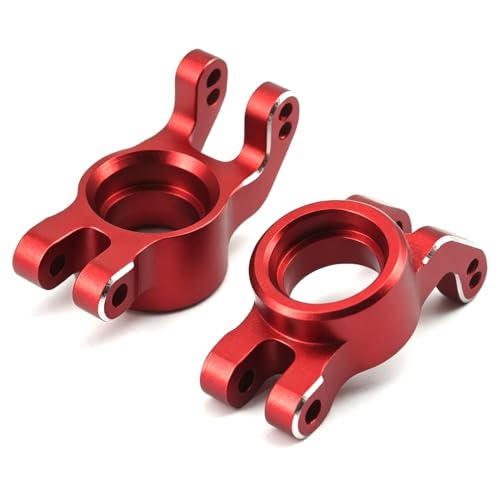 Aluminum Rear Hub Knuckle Arm for ARRMA Mini Kraton 1/16 RC Car, Upgrade Replacement Parts, (Red Rear Hub/Knuckle Arm) - color: Red Rear Hub/Knuckle Arm