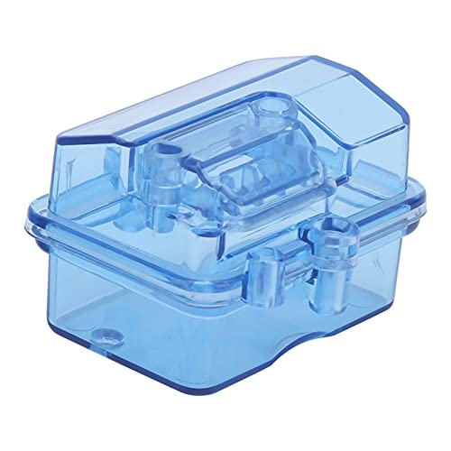 Tnfeeon RC Receiver Box Radio Protector for RC Car Boat Enthusiasts with Easy Mounting Screws Clear Blue Cover 2.1x1.5x1.3 Inches 1.5 Ounce Weight Ideal for Wet Conditions