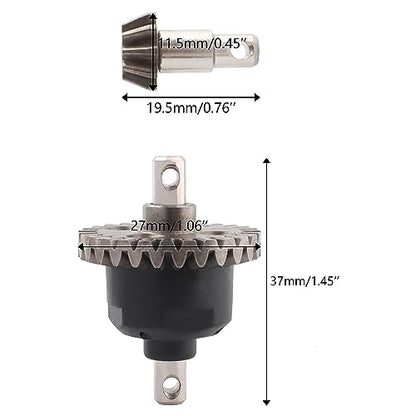 FY-CQ04 Front Differential Accessories Replacement Spare Parts for 1:10 X07 X08 F10 Brushless RC Cars X05 FY-11 X-03MAX X-04MAX Trucks - color: Front
