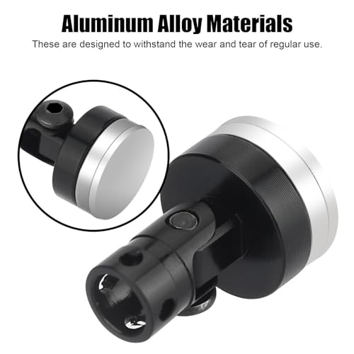 8pcs Magnetic Invisible Body Post Mounts for 1/8 1/10 Scale RC Cars Black Aluminum Alloy Stealth Design Easy Installation