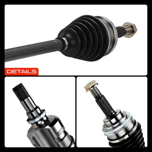 A-Premium Front CV Axle Shaft Assembly | Compatible with Toyota Celica 90-93, Corolla 93-02 & Chevrolet Prizm 98-02 & Geo Prizm 93-97, Front Left and Right, Set of 2 - style: Front Driver and Passenger Side