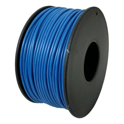 TUOFENG 22 AWG Solid Core Wire - Breadboard Jumper, Blue 100ft - size: 22 AWG solid wire blue 100ft