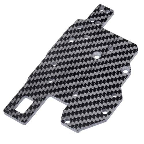 RC Car Carbon Fiber ESC Mounting Fixing Plate ESC Mount Plate ESC Bracket Mounting Bracket Upgrade Parts Compatible with Arrma Kraton 6S V4&V5 BLX Typhon 6S TLR 1/8 RC Car