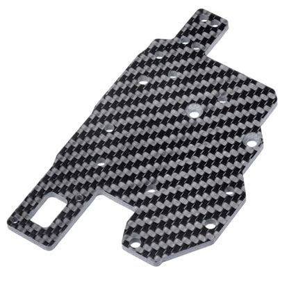 RC Car Carbon Fiber ESC Mounting Fixing Plate ESC Mount Plate ESC Bracket Mounting Bracket Upgrade Parts Compatible with Arrma Kraton 6S V4&V5 BLX Typhon 6S TLR 1/8 RC Car