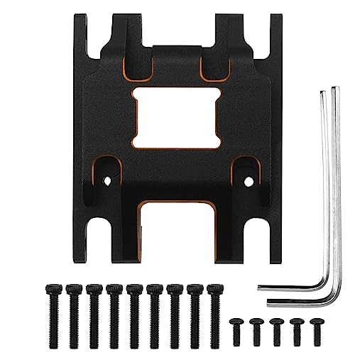 Aluminum Transmission Plate Metal Chassis Skid Plate Compatible with Traxxas 1/18 TRX4M Bronco Defender Rc Crawler Car