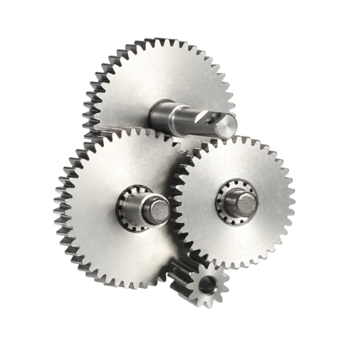 Stainless Steel TRX4M Overdrive Underdrive Transmission Gear Pinion Set for 1/18 RC Crawler Car TRX4-M Upgrade Parts (40.3:1)