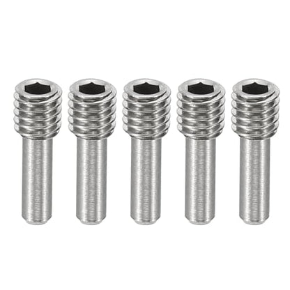 MECCANIXITY 5 Pack Driveshaft Screw Pins, M4x12x4mm Universal Stainless Steel Drive Shaft Screw Pins, RC Car Repair Parts for Electric Car/Truck Replacement - size: M4x12x4mm