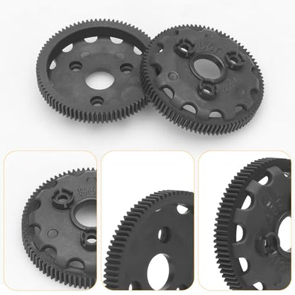 daitoku 48P 86T Spur Gear Transmission Gears RC Upgrade Parts 5Pcs for 1/10 Slash 2WD Rustler Stampede Bandit VXL XL-5 - size: 48P 86T